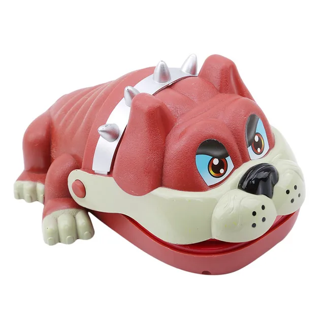 Baby Kids Brown Cute Dog Bitten Adult Tricky Funny Toy Biting Hand