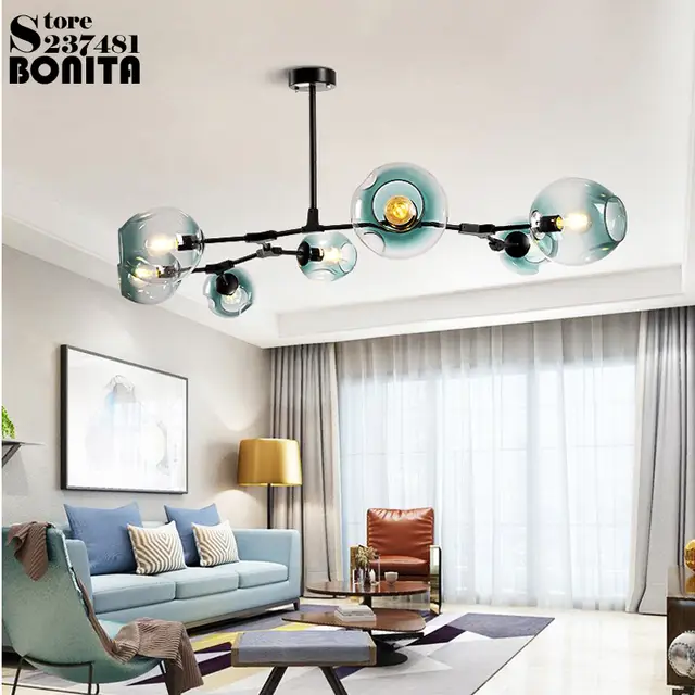 Lindsey Droplight Loft Modern Magic Bean Lighting Led Tree