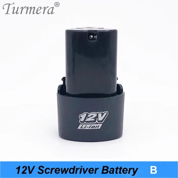 

Shura 12V mini screwdriver battery electric drill battery Cordless screwdriver charger battery for power tools turmera