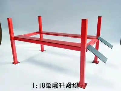 Модельный автомобильный подъемник 1:64 1:43 1:24 1:18 двойной одноуровневый гаражная