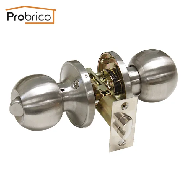 Probrico Stainless Steel Safe Lock Satin Nickel Security Door Lock ... Probrico Stainless Steel Safe Lock Satin Nickel Security Door Lock ...
