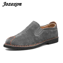

Jozoxon 2017 Men Snow Boot Suede Leather Casual Shoe Timber Oxford Shoe Steel Cap Shoes Winter Warm cotton Shoes Black Size39-44