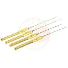 

0.6*15/30/40/50/60mm authentic genuine Korean single-needle four-pin non-disposable acupuncture needle 5pcs