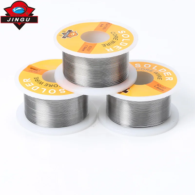 New Rosin Core Solder Wire Flux 2% Tin Lead-free Water-soluble Environmental Protection Welding Loop 0.8-1.2mm 50g/100g | Инструменты