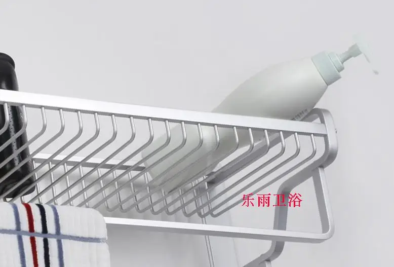 

Bathroom shelf space aluminum 1/2/3 double layer in the bathroom toilet wash gargle shower room hanging on the wall