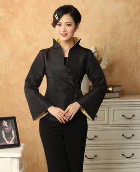 

High Quality Female Spring Jacket Classic China Style Lady Silk Satin Coat Flowers Mujer Chaqueta Size S M L XL XXL XXXL Mny04-C