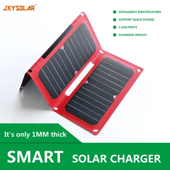 

SUNPOWER 21W solar folding bag 5V outdoor folding solar charger 2 USB output maximum 4.2a