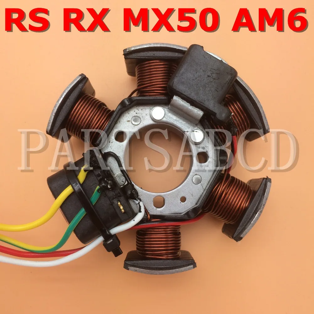 Partsabcd Aprilia RS50 RX50 MX50 RS RX MX 50 AM6 Tuono статора генератора плиты генератор