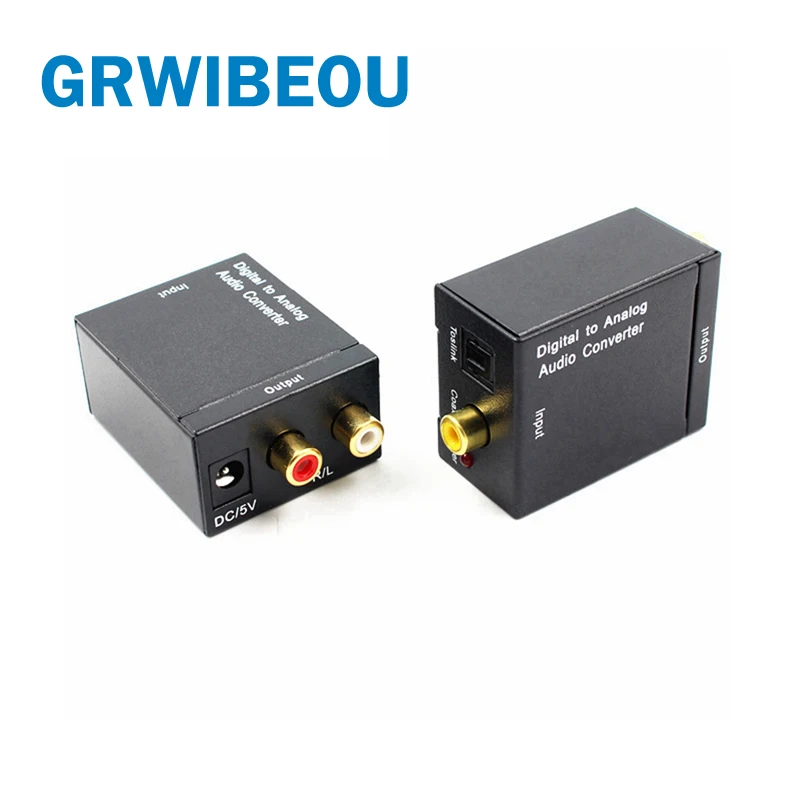 Hoge Digitale Audio Analoog Converter Glasvezel Dac Toslink Coaxiale ...