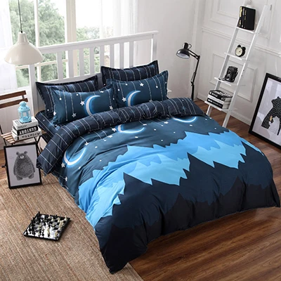 3pcs 4pcs Set Full King Queen Twin Double Size Bedding 1.5m 1.8m 2.0m 2.2m Bed Sheet Duvet Cover Pillowcase Bedlinens Bedclothes - Цвет: As Photo 22