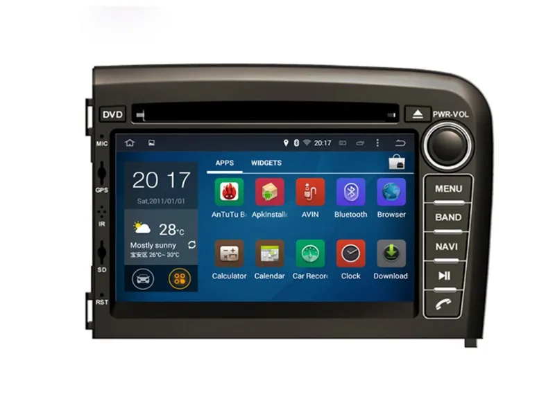 Flash Deal Android 9 Car GPS navigation DVD CD Player autostereo For VOLVO S80 1999-2005 auto 2 din radio tape recorder head unit 4GB RAM 17