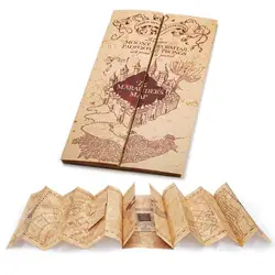 Харри Поттер Marauder's географические карты мини версия Коллекционная Ретро пергамент Новый косплэй реквизит gife