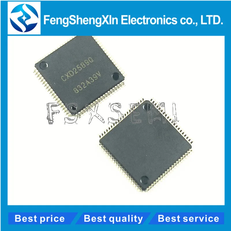 5 шт./лот новый процессор цифрового сигнала CXD2589Q TQFP-80 CD | Электронные компоненты и