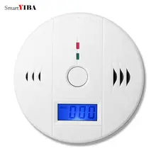SmartYIBA LCD Photoelectric Carbon Monoxide Alarm Sensor For Home Security CO Gas Sensor Independent Detector Alarm CO Sensor