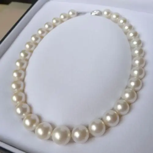 

FREE SHIPPING HOT sell new Style >>>> PERFECT GORGEOUS AAA 10-11MM SOUTH SEA white PEARL NECKLACE 18