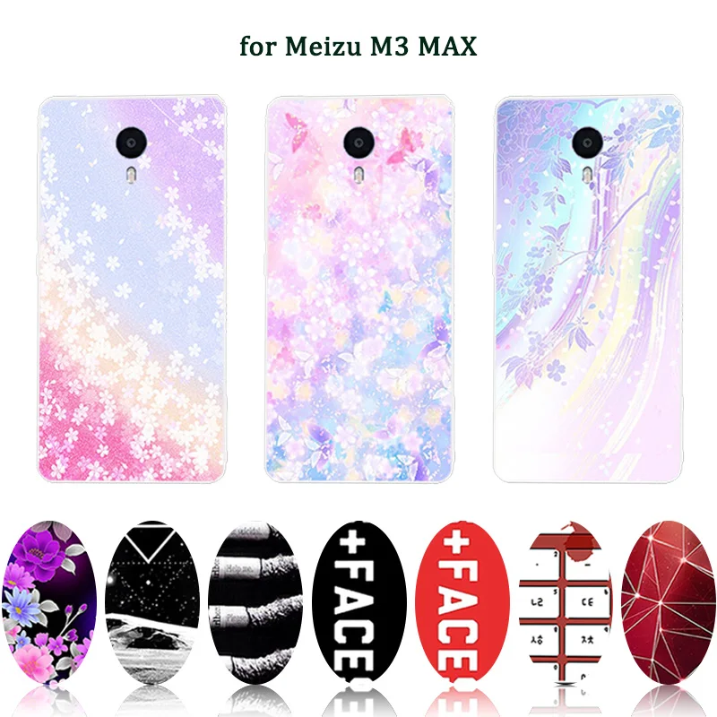 Phone Case for Meizu M3 MAX 6.0&quot Clear TPU Soft Silicone Dream Cover Coque Meilan Slim Protection Shell |