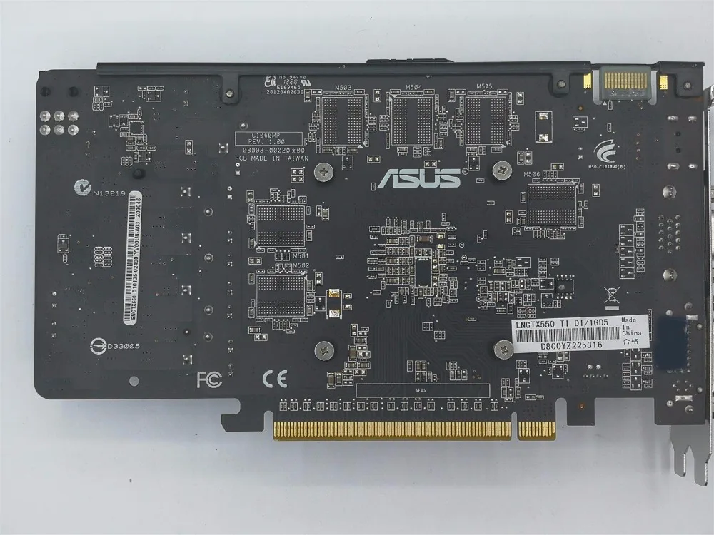 Б/у, ASUS GTX550Ti real 1G DDR5 192bit 900/4104 MHz, Протестировано хорошо