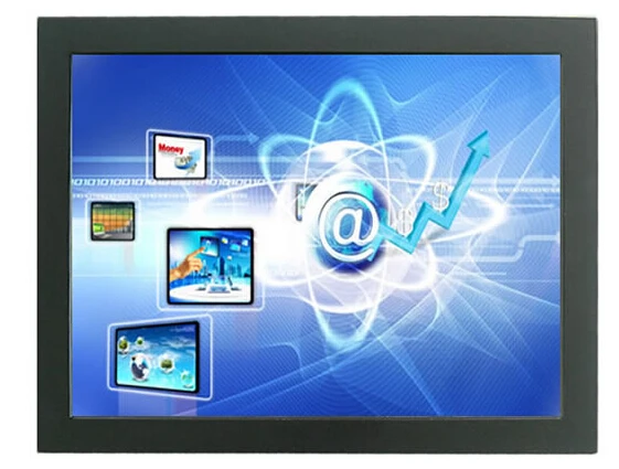 

15 inch open frame touch monitor 4-wire Resistive open frame lcd monitor with DVI and VGA Video input