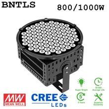 Высокой мачте IP67 IK10 1000 Вт Светодиодный прожектор Открытый для портовый кран с TUV UL DLC SAA сертификации 5 года гарантии