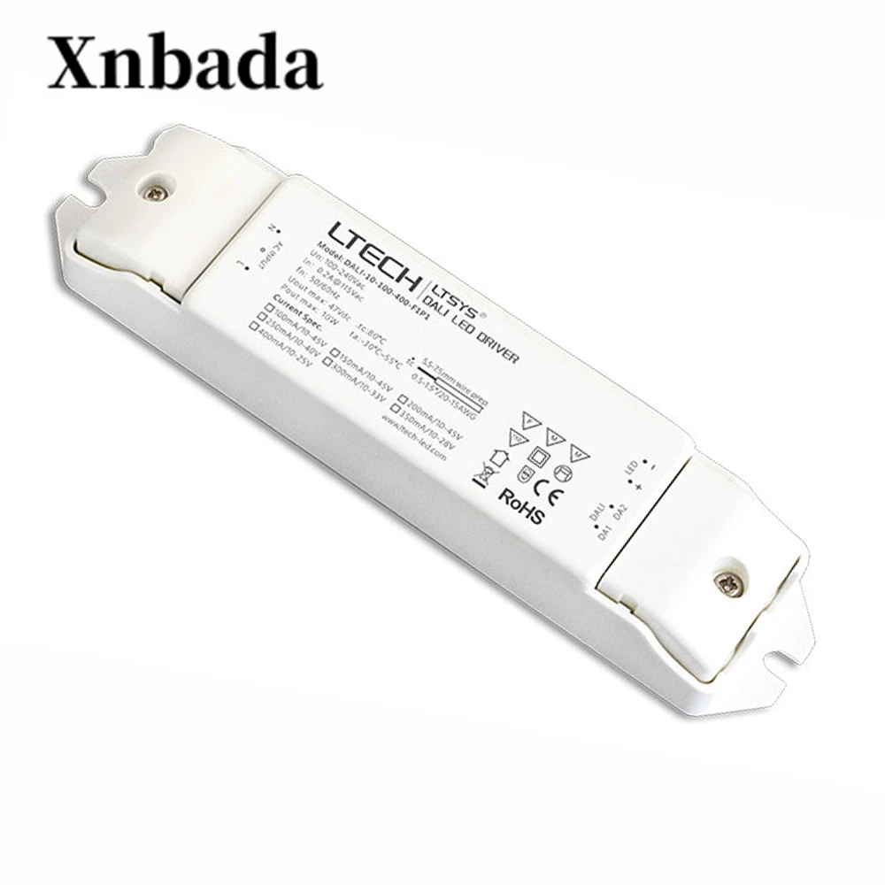 

LTECH DALI-10-100-400-F1P1 led dimming driver; AC100-240V input DC10-45V 110W 100-400mAoutput CV driver