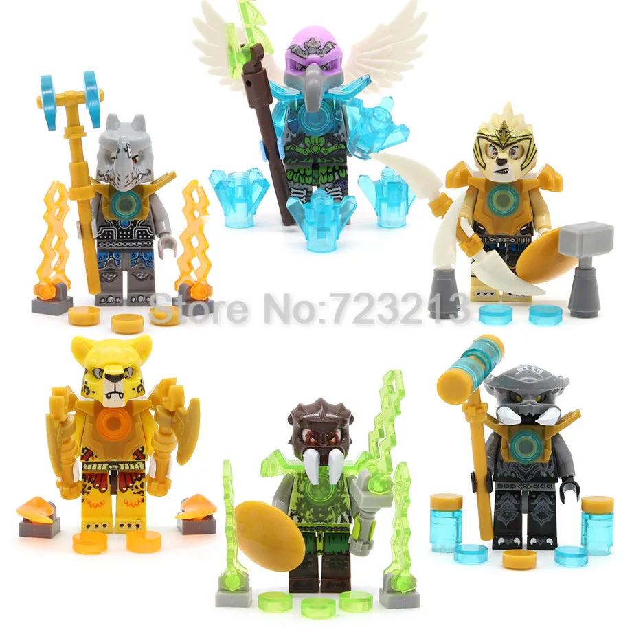 

Single Sale Chima Figure Cartoon Legoingly Laval Lagravis Cragger Building Blocks Super Hero Set Models Bricks Toys