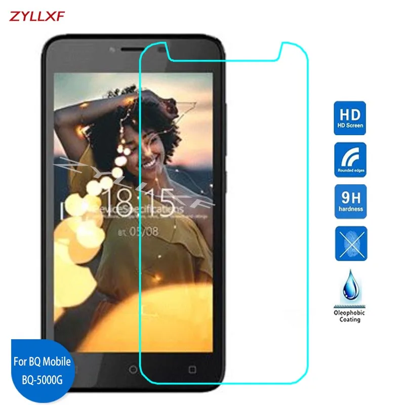 

For BQ Mobile BQ-5000G Velvet Easy Tempered Glass Screen Protector Film 5 inch 9H 2.5D Safety Protective Film On BQ 5000G