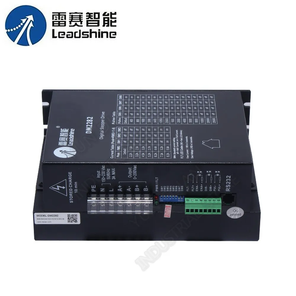 - Leadshine DM2282 Stepper Driver DSP 2PH 2282A 180240VAC 220v For NEMA34 86MM NEMA42 110MM NEMA52 130MM stepping Motor