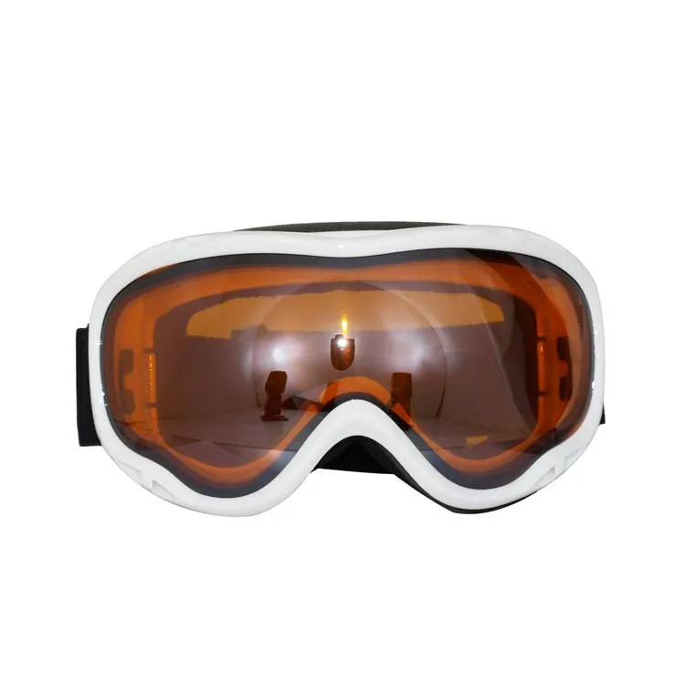 Катание на лыжах очки сноуборд горнолыжные очки с двумя объективами уф-защита анти-туман очки goggle двухслойная объектив мотоцикл желтые линзы