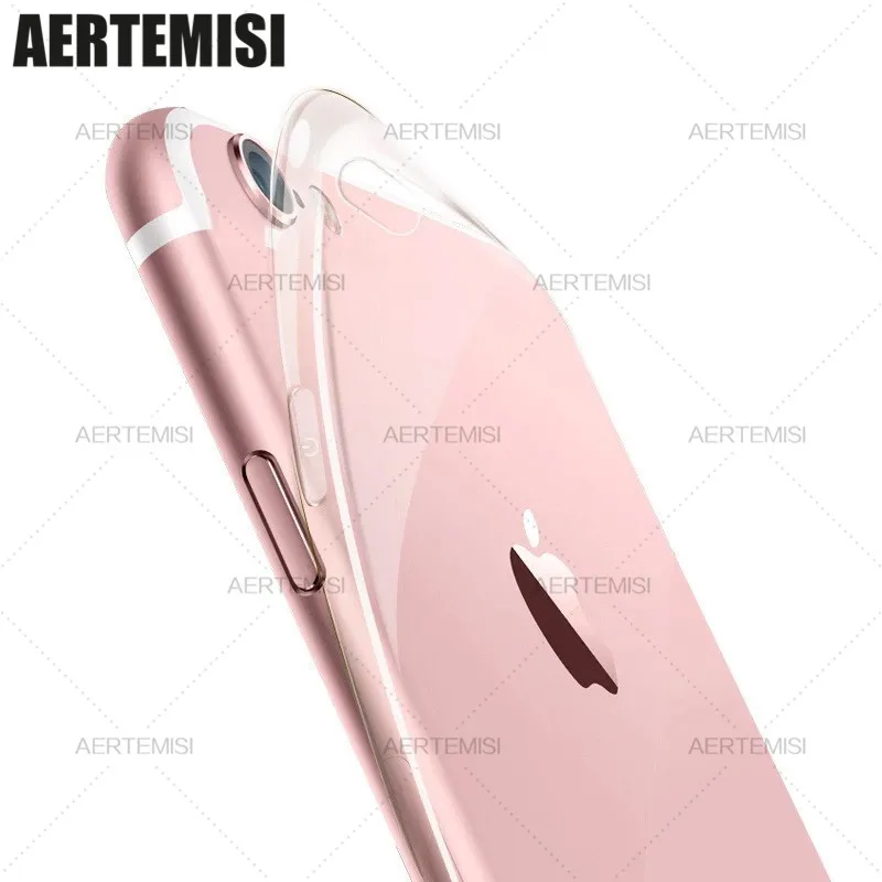 Aertemisi Transparent Crystal Clear Soft TPU Case Cover for iPhone 5 5s SE 6 6s 7 Plus Ariana Grande Beyonce Drake Justin Bieber