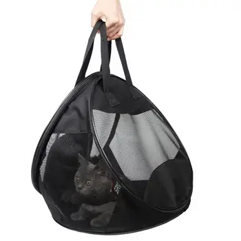 

Portable Outdoor Cat Carrier Folding Pet Travel Bag Breathable Tote Bag for Small Puppy Dogs and Kittens Cat Supplies 20E