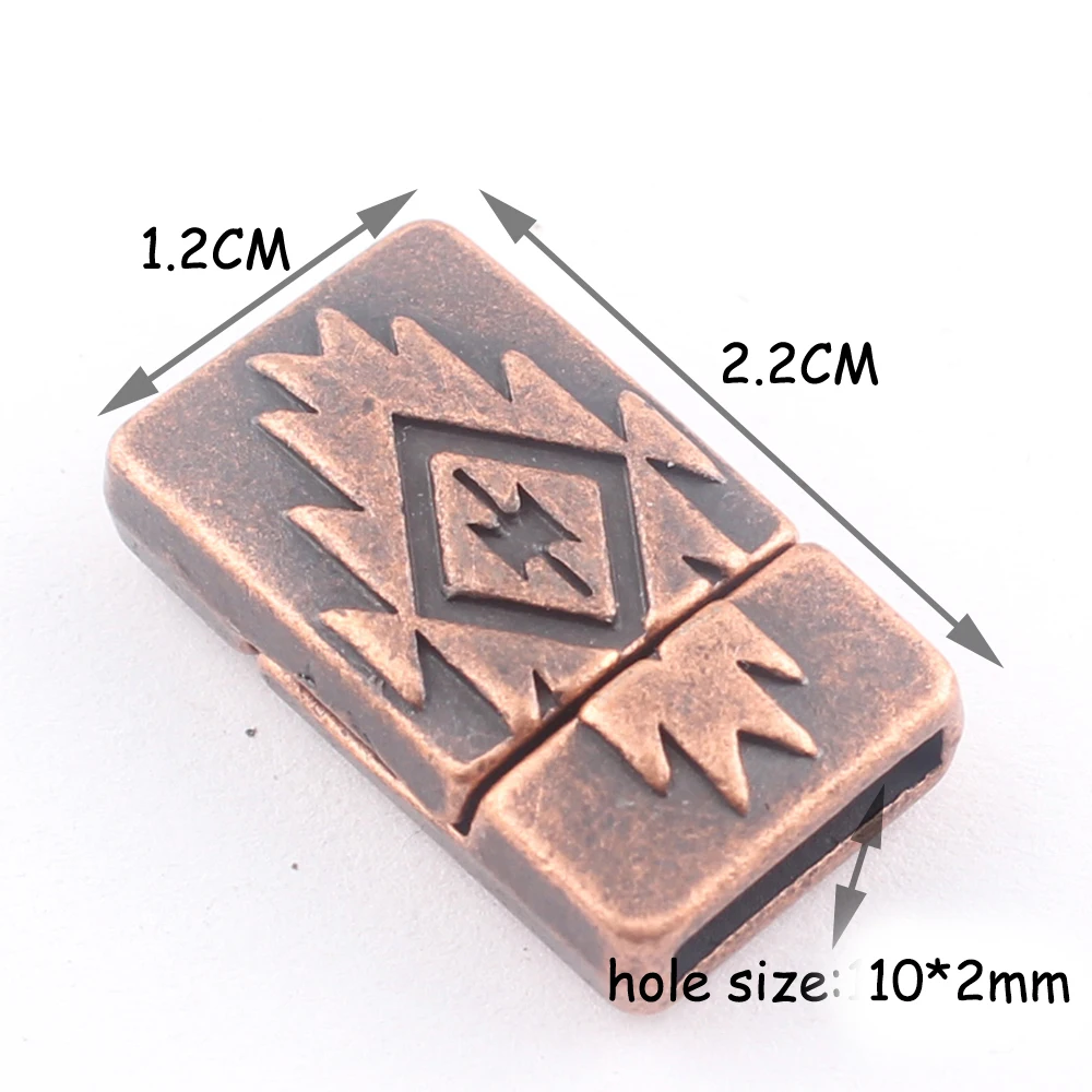 LUBINGSHINE геометрические узоры магнитные ювелирные изделия с застежками и компоненты разъем талисманы брелки из кожи PU ручной работы браслеты