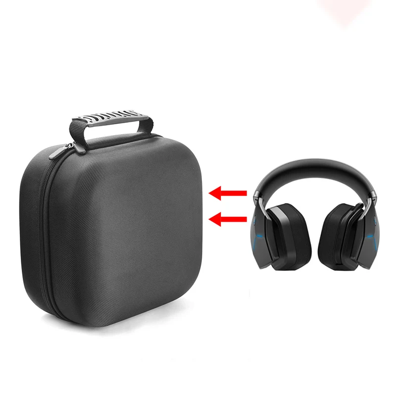 

Protective Carrying Headphone Case for Alienware AW988 Gaming Gamer Headset Headphone Professional Headphones Box Case