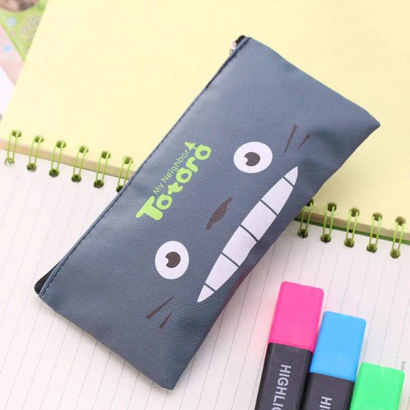 1 шт. милый пенал на молнии для девочек|pencil bag kawaii|pencil bagtotoro pencil |