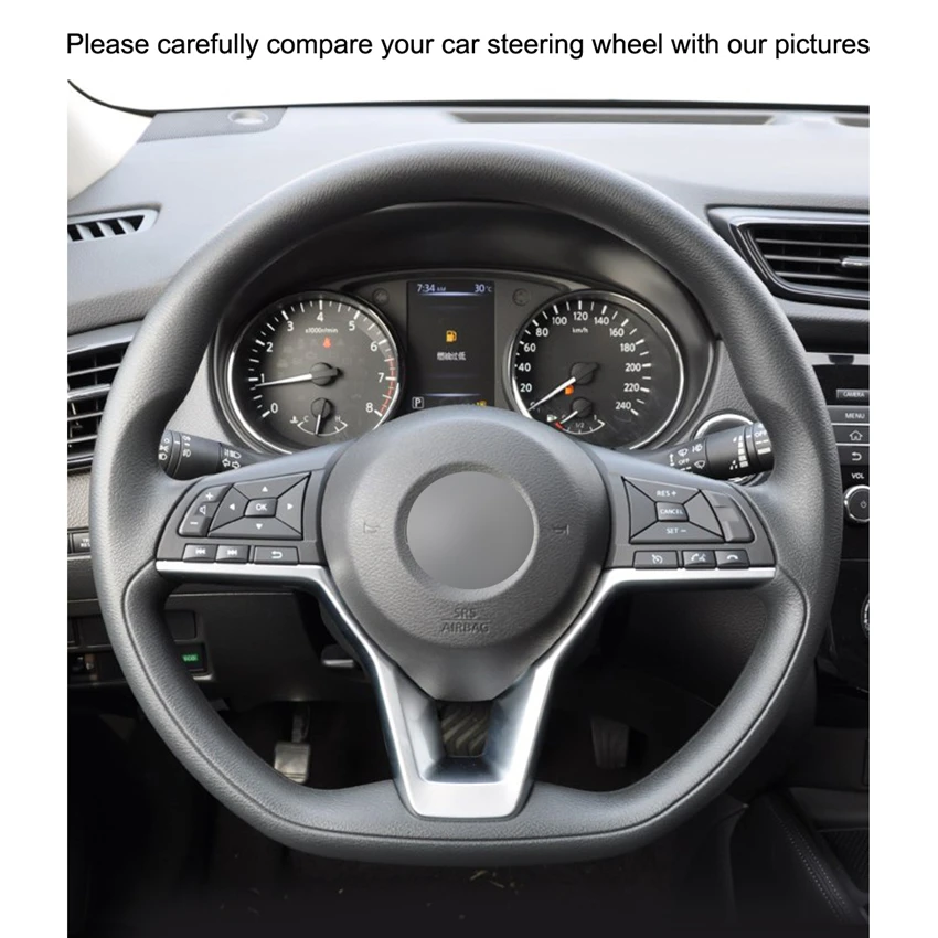Черный кожаный чехол из микрофибры для Nissan X Trail 2017 2019 Qashqai 2018 Rogue (Sport) Leaf 2018|Чехлы на