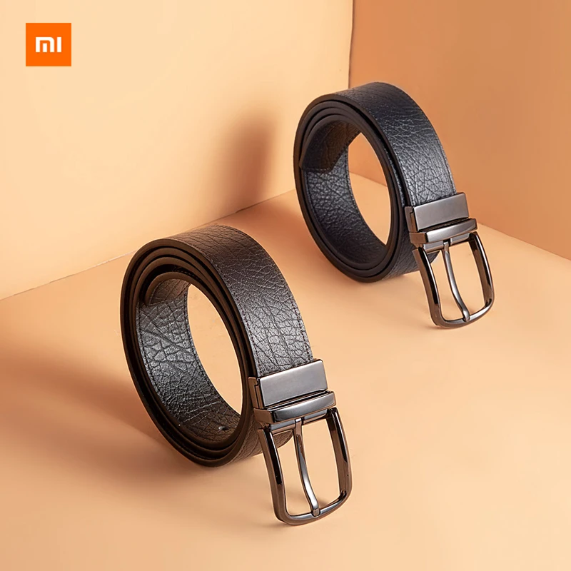 Xiaomi Mijia Youpin VLLICON двусторонний поворотный штыревой ремень с пряжкой первый слой из