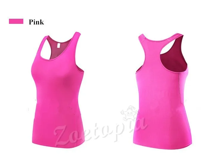 Женский спортивный жилет Professional Quick-drying fitness Tank Top Активные тренировки Yoga одежда футболка для тренировок и бега жилет