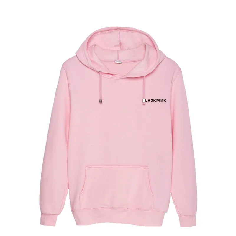  2019 Fashion KPOP BLACKPINK ROSE Concert Album Hoodie Hip Hop Casual Style Loose Plus Size Hooded C
