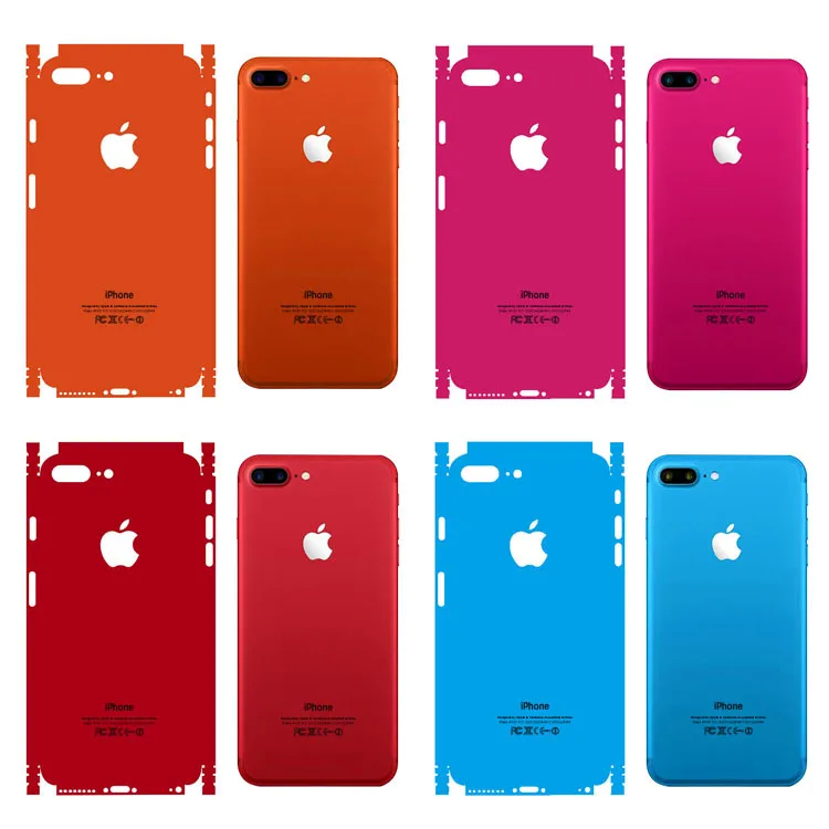 50 шт./лот для iPhone 7 6 6S Plus 3D полноразмерная задняя пленка наклейка сотового