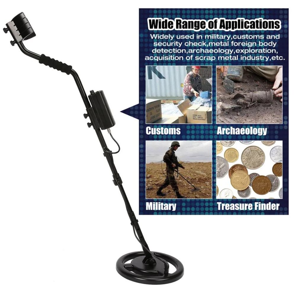 

SMART SENSOR 1.8m/3m Scanner Finder Underground Metal Detector Adjustable Gold Silver Finder Treasure Tracker Seeker Hunter