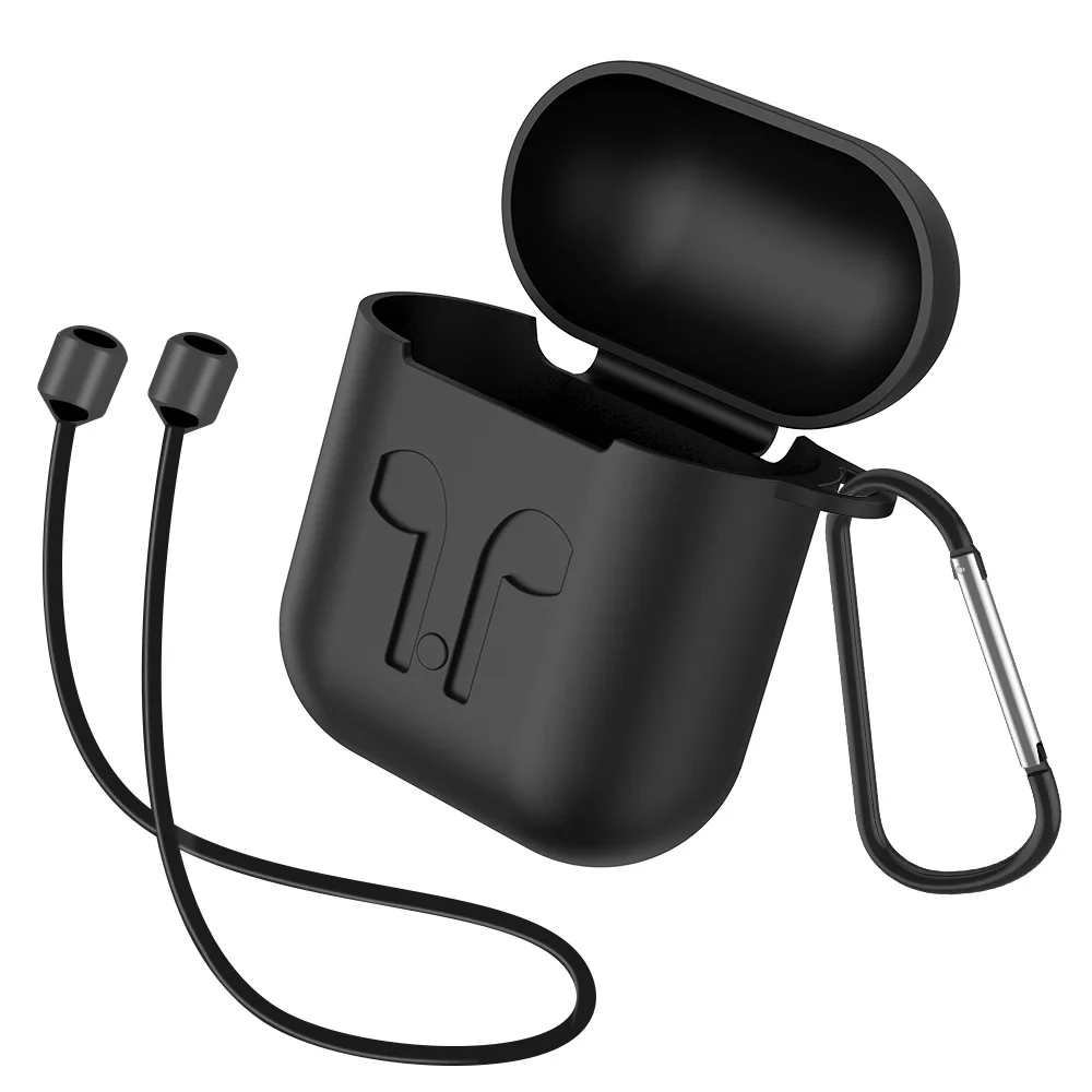 Чехол IER чехол для наушников для Apple AirPods силиконовый чехол Беспроводная Bluetooth сумка для наушников защитная коробка для AirPod аксессуары