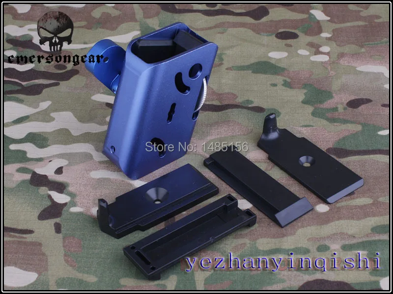 CNC страйкбол алюминиевый IPSC 360 градусов вращающийся подсумок для Glock Hi-capa BD6280