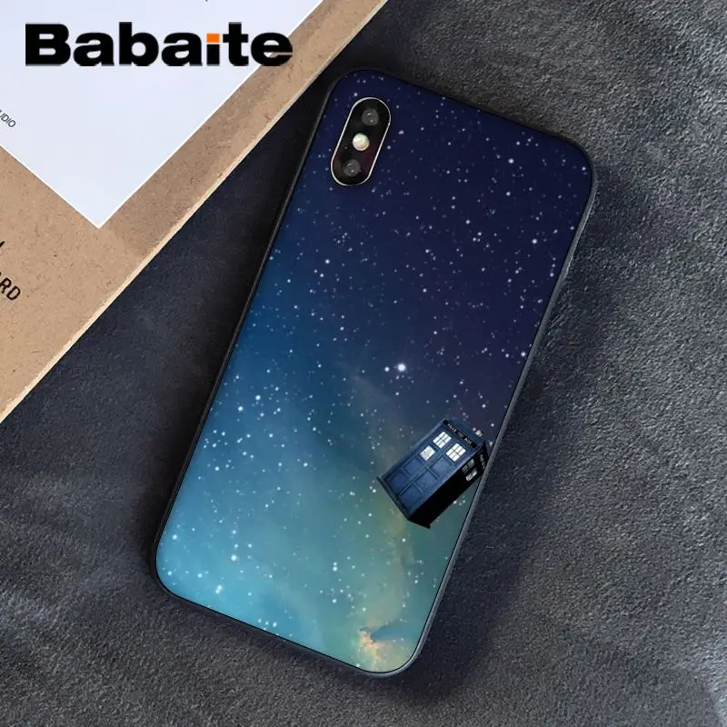 Babaite Tardis Doctor Dr Who Police Box Новинка чехол для телефона Fundas чехол для Apple iPhone 8 7 6 6S Plus X XS MAX 5 5S SE XR чехол s