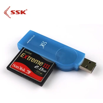 

SSK USB2.0 high speed reader SLR specific CF card reader SCRS028 Amber