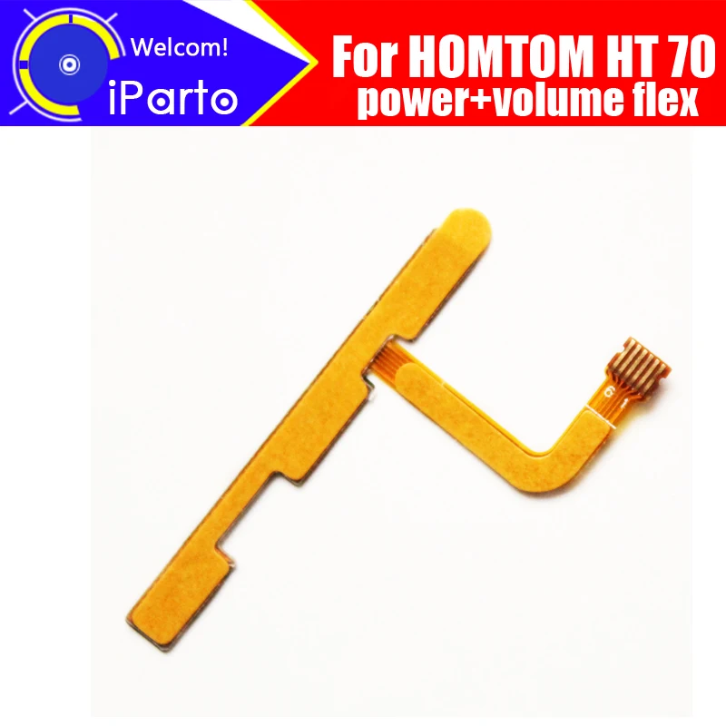 HOMTOM HT70 кнопка гибкий кабель 100% оригинальное питание + Кнопка громкости FPC провод
