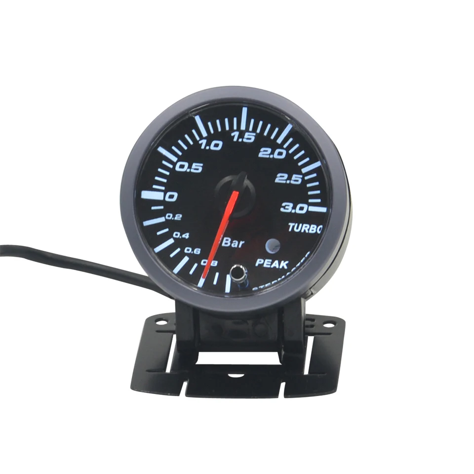 Датчик дракона 60 мм CarTurbo boost gauge Meter функция предупреждения автомобильный инструмент турбио давление измерительный прибор для турбины-1~ 3 бар