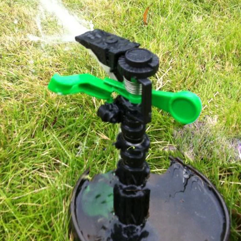 2/5 pcs Garden Sprinkler Spike Hose Pipe Connector 360 Adjustable