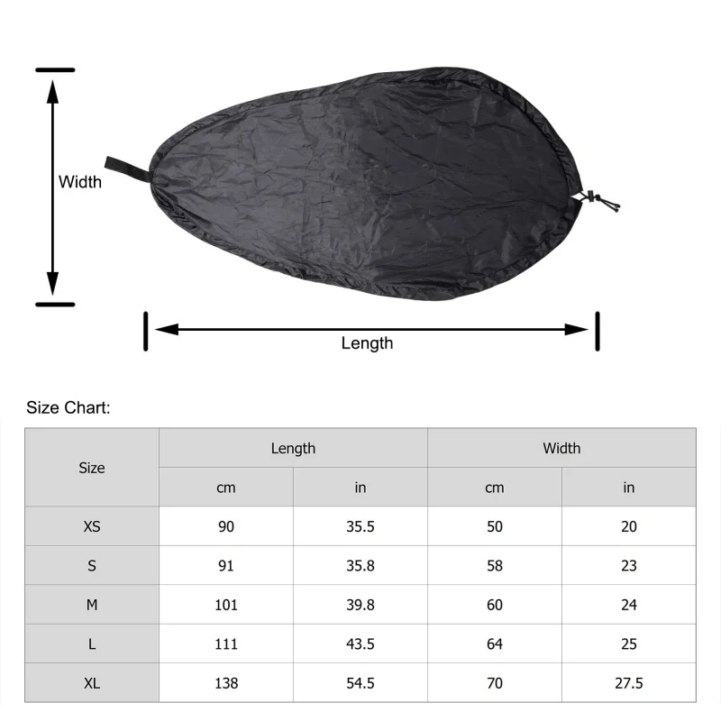 Протектор Регулируемый крышка каяк кокпита дышащая UV50 каяк уплотнение крышки кабины щит для каяк каноэ Размеры XS-XL