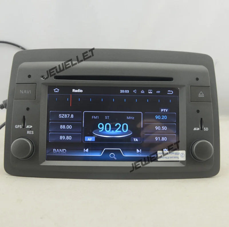 Восьмиядерный IPS экран Android 9 0 Автомобильный GPS Радио навигатор для Fiat Panda 2003 2011 с
