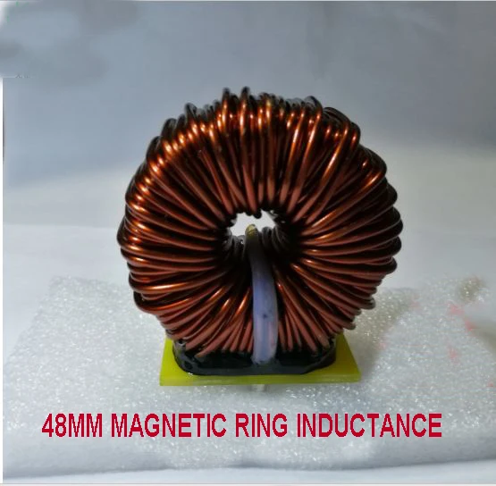 48mm big power Ferrosilicon inductor 100UH 3MH Filter Inductor