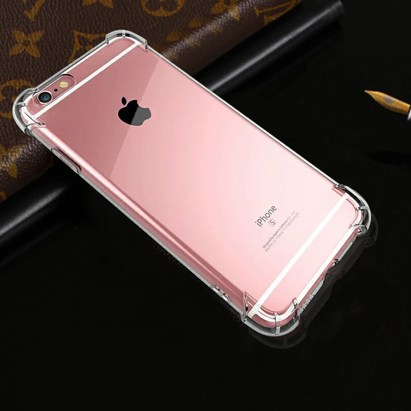 Роскошный противоударный i5 телефон копия, coque, крышка, чехол для iPhone 5 5S SE s 5se i силиконовый чехол s для apple iphone5 Аксессуары - Цвет: transparent